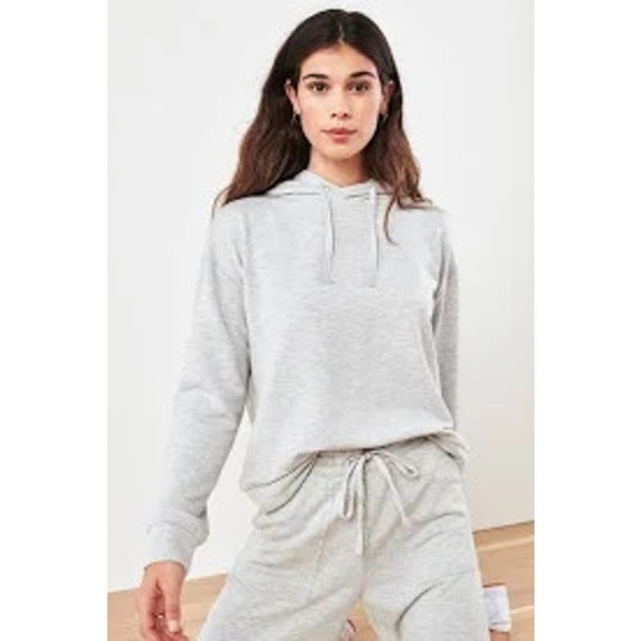 Quince Sweaters - Quince Women's Gray Supersoft Fleece Hoodie Sz S